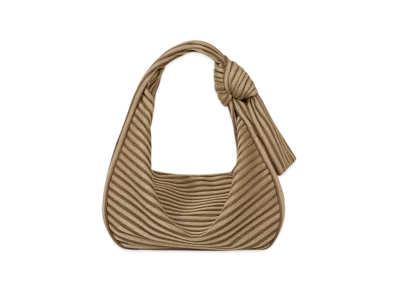ISSEY MIYAKE Linear Knit Bag-56 "Greige"