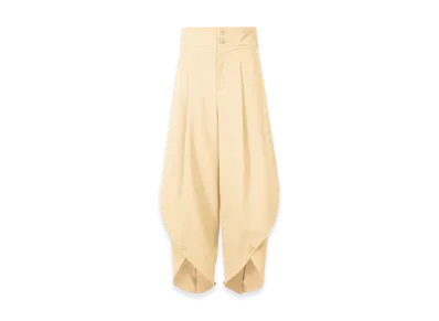 ISSEY MIYAKE Round Pants "AsaWhite"