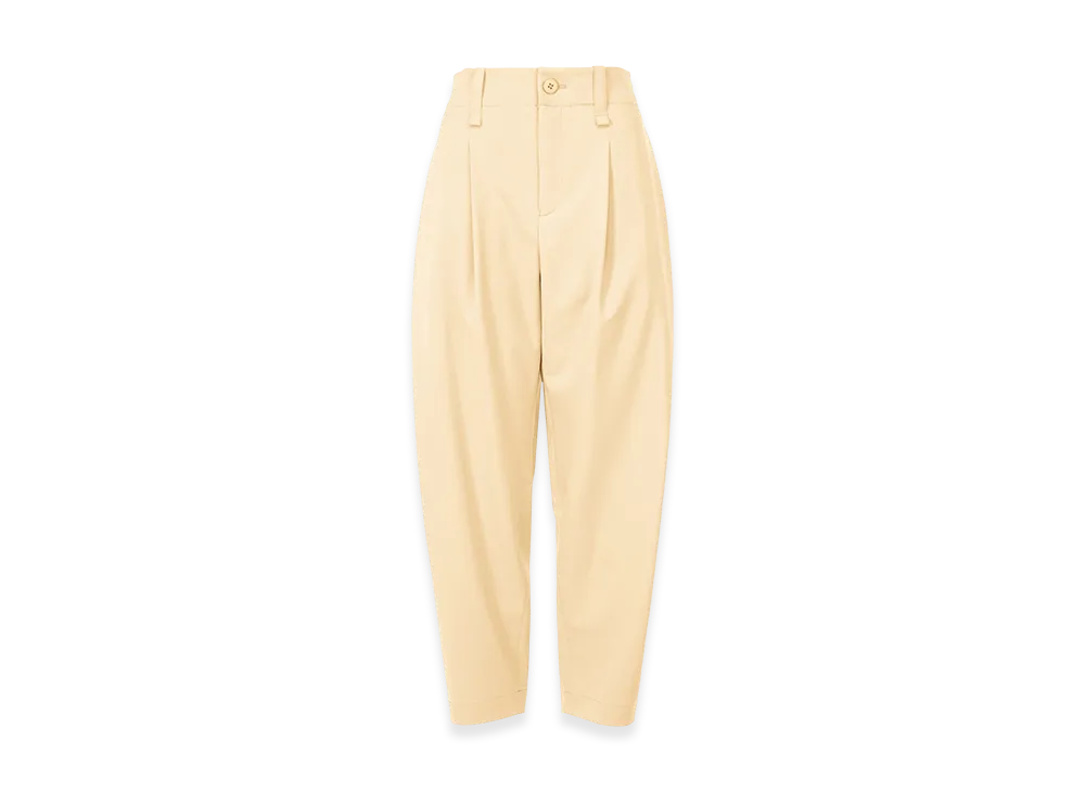 ISSEY MIYAKE Round Pants "AsaWhite"