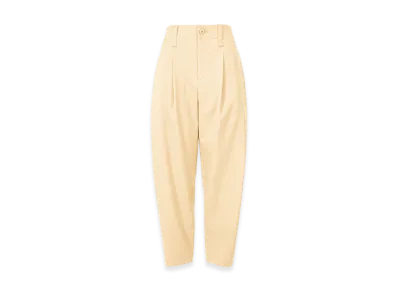 ISSEY MIYAKE Round Pants "AsaWhite"