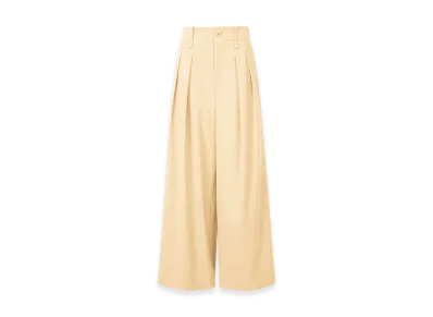 ISSEY MIYAKE Round Pants "AsaWhite"