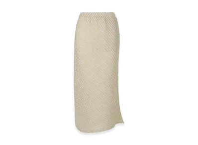 ISSEY MIYAKE Sheer Linen Like Pleats "OakaBeige"