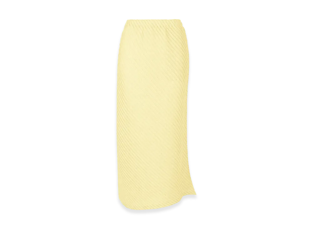 ISSEY MIYAKE Sheer Linen Like Pleats "PytalosYellow"
