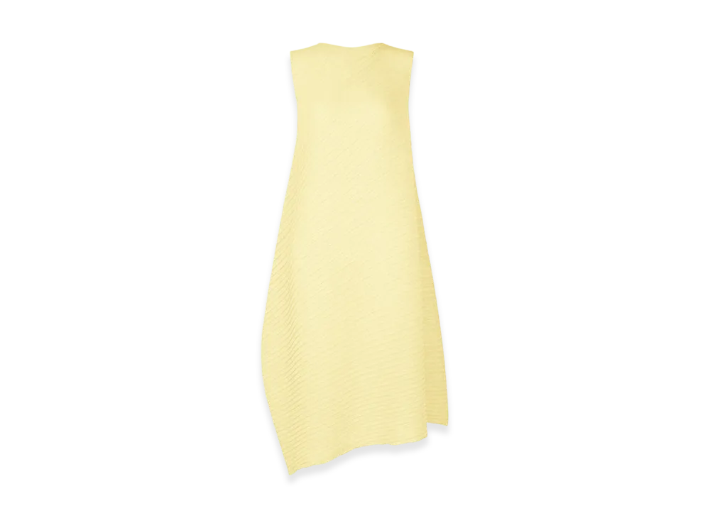 ISSEY MIYAKE Sheer Linen Like Pleats "PytalosYellow"