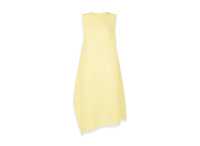 ISSEY MIYAKE Sheer Linen Like Pleats "PytalosYellow"