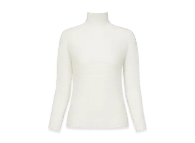 ISSEY MIYAKE Wooly Pleats BK/WT-56 "White"