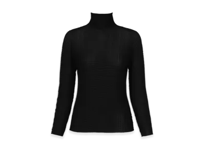ISSEY MIYAKE Wooly Pleats BK/WT-56 "Black"