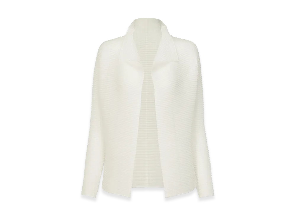 ISSEY MIYAKE Wooly Pleats BK/WT-56 "White"