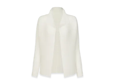 ISSEY MIYAKE Wooly Pleats BK/WT-56 "White"