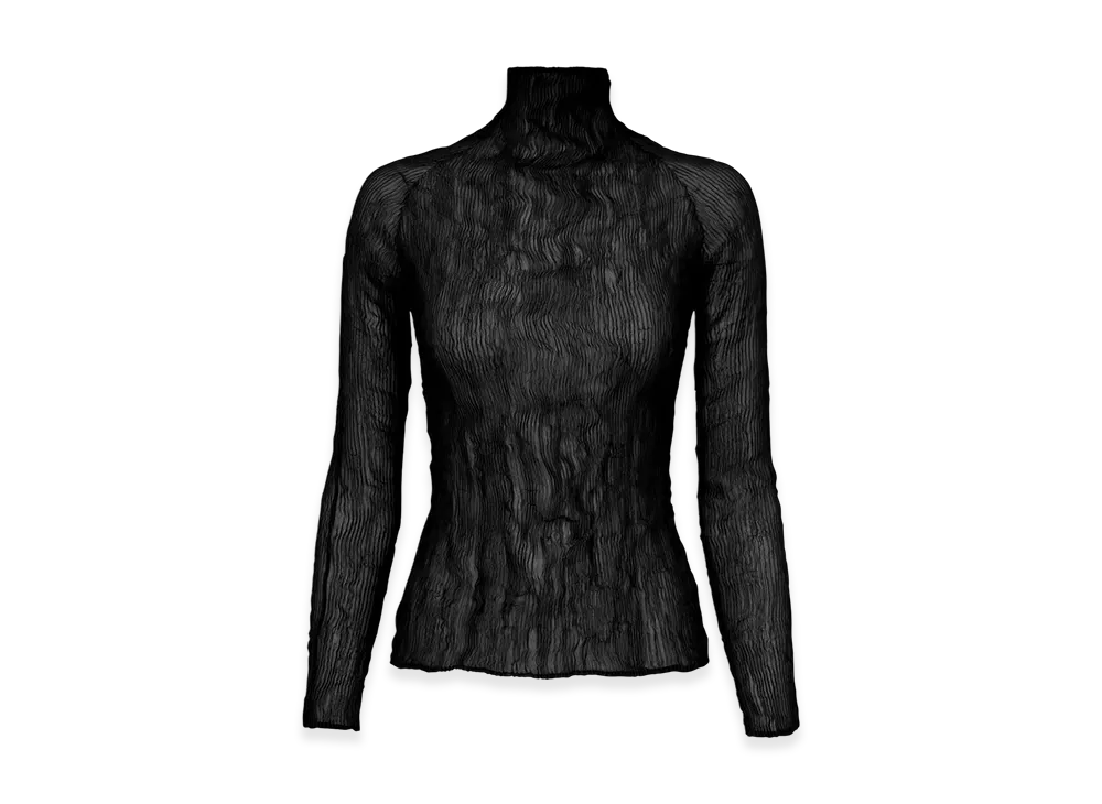 ISSEY MIYAKE Chiffon Twist BK/WT-56 "Black"