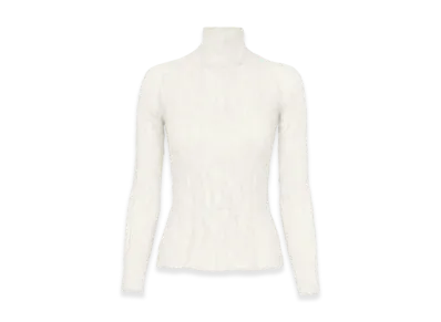 ISSEY MIYAKE Chiffon Twist BK/WT-56 "White"