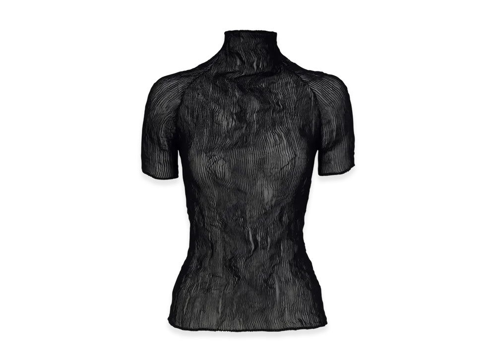 ISSEY MIYAKE Chiffon Twist BK/WT-56 "Black"