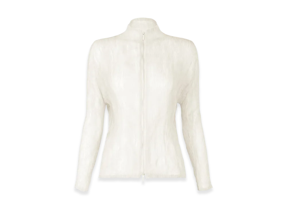 ISSEY MIYAKE Chiffon Twist BK/WT-56 "White"