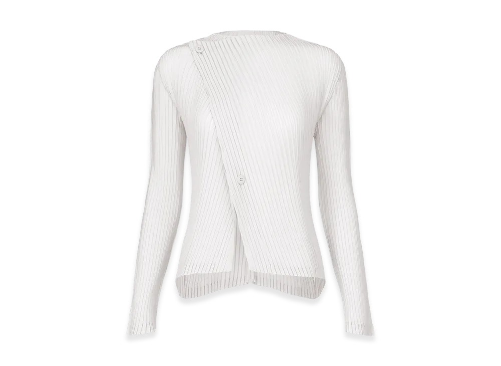 ISSEY MIYAKE Shadow Study Pleats Solid "WashiWhite"