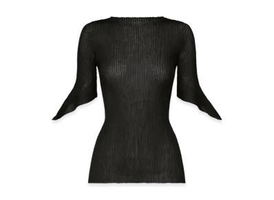 ISSEY MIYAKE Spikelet Knit "Black"