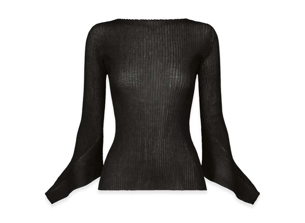 ISSEY MIYAKE Spikelet Knit "Black"