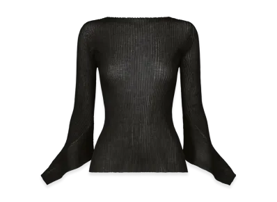 ISSEY MIYAKE Spikelet Knit "Black"