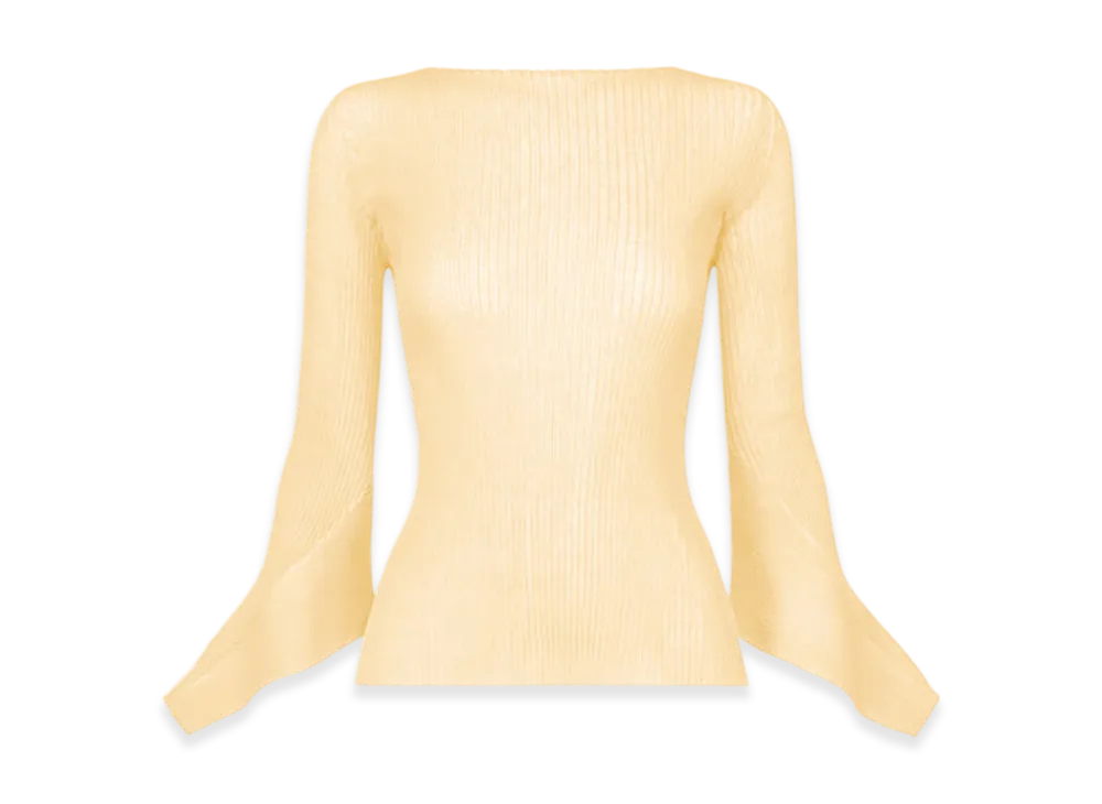 ISSEY MIYAKE Spikelet Knit "KouzoIvory"