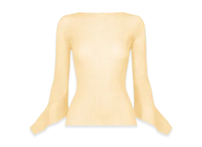 ISSEY MIYAKE Spikelet Knit "KouzoIvory"