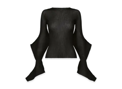 ISSEY MIYAKE Spikelet Knit "Black"