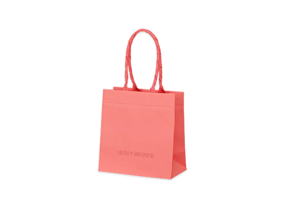 ISSEY MIYAKE This Is A Paper Bag "Coral"