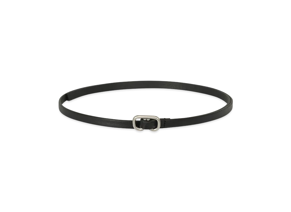 ISSEY MIYAKE Solid Leather Belt "Black"