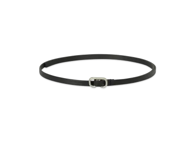 ISSEY MIYAKE Solid Leather Belt "Black"