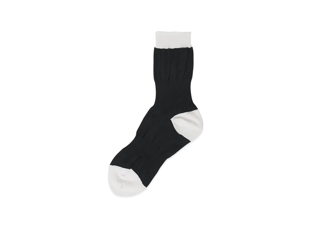 ISSEY MIYAKE Color Puff Socks "Black"