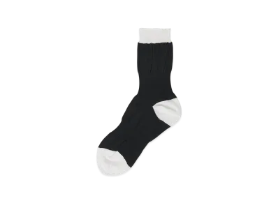 ISSEY MIYAKE Color Puff Socks "Black"