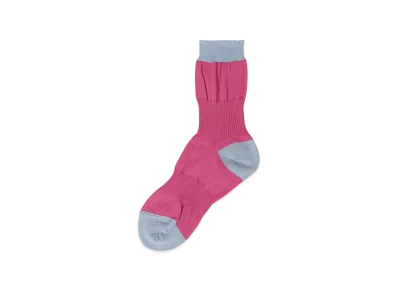 ISSEY MIYAKE Color Puff Socks "Pink"