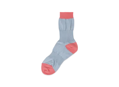 ISSEY MIYAKE Color Puff Socks "LightBlue"