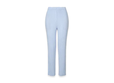 ISSEY MIYAKE Hatching Bottoms "LightBlue"