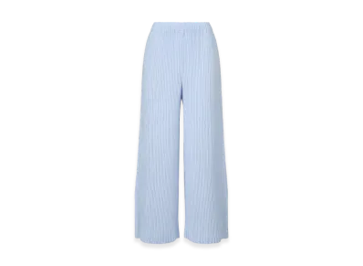 ISSEY MIYAKE Hatching Bottoms "LightBlue"