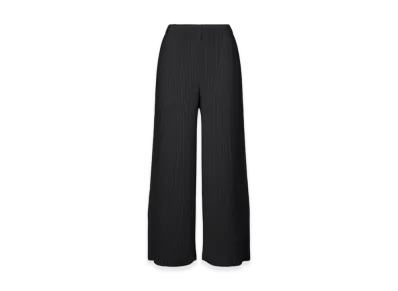 ISSEY MIYAKE Hatching Bottoms "Black"
