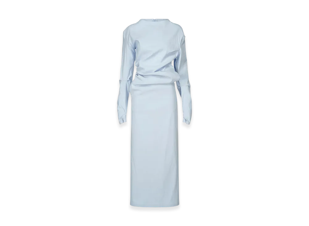 ISSEY MIYAKE Like Torso Like Shirt "LightBlue"