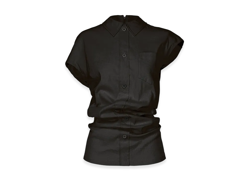 ISSEY MIYAKE Like Torso Like Shirt "Black"