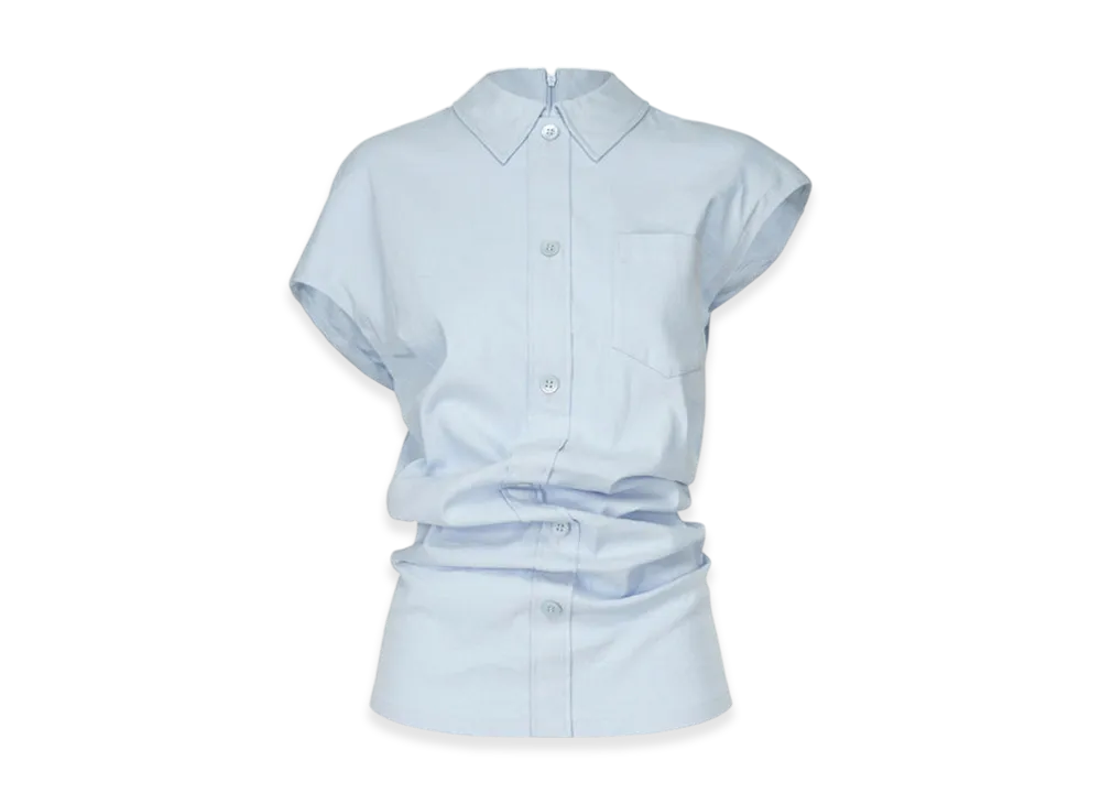 ISSEY MIYAKE Like Torso Like Shirt "LightBlue"