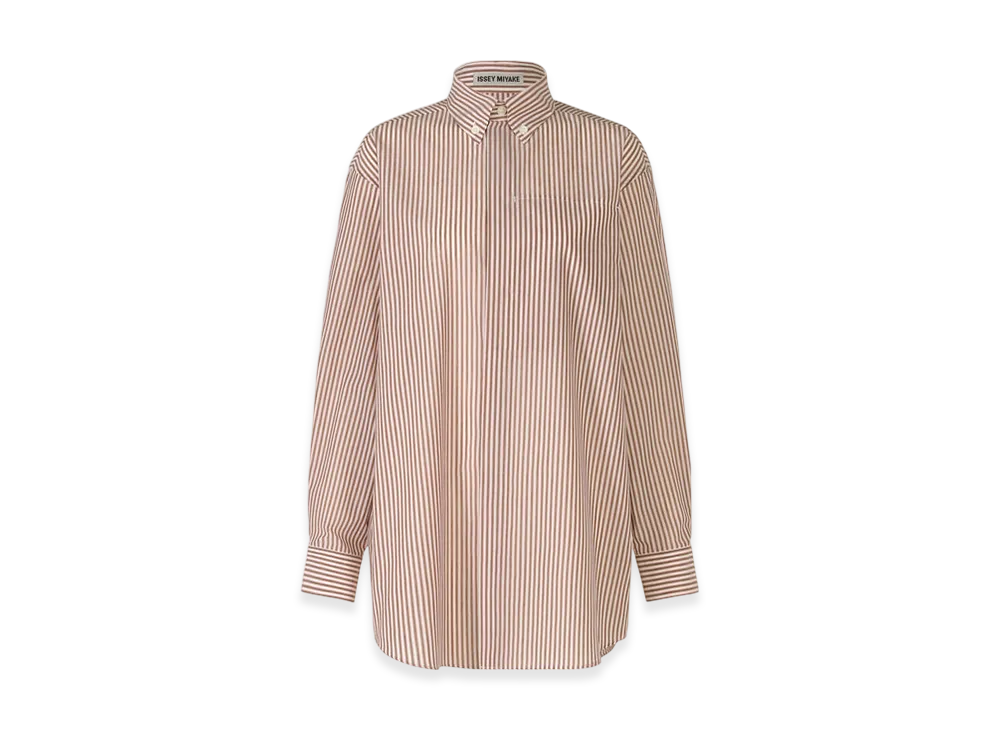ISSEY MIYAKE Odd Shirt (Stripes) "Pink"
