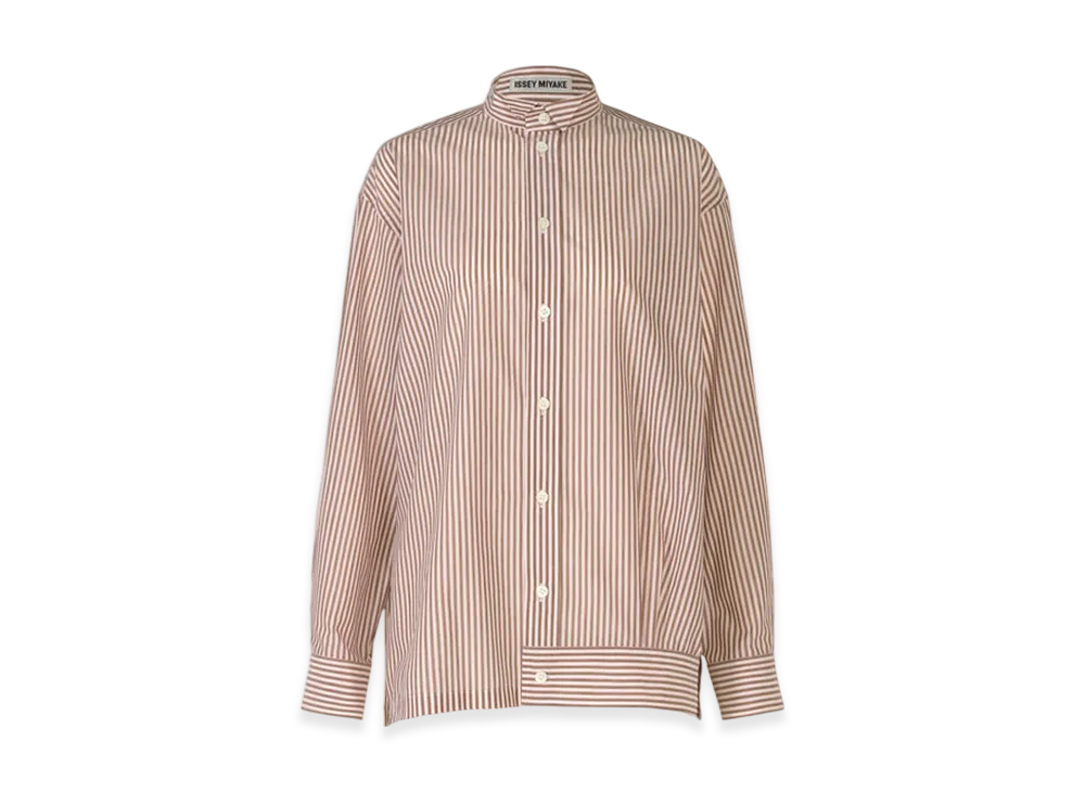 ISSEY MIYAKE Odd Shirt (Stripes) "Pink"