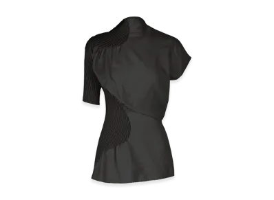 ISSEY MIYAKE Knit (Contour) Pleats "Black"