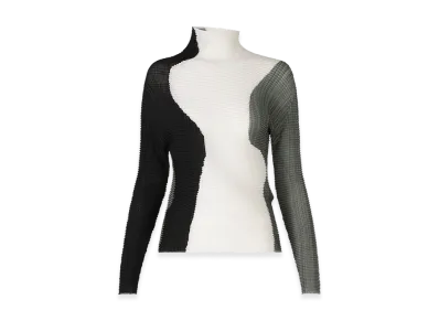 ISSEY MIYAKE Abstract Tint Pleats "Black/White"
