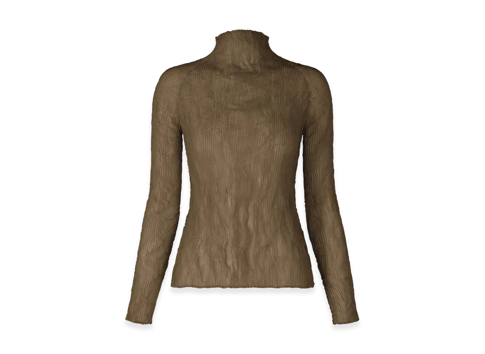 ISSEY MIYAKE Chiffon Twist 1 "DarkBrown"