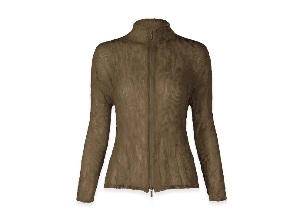 ISSEY MIYAKE Chiffon Twist 1 "DarkBrown"