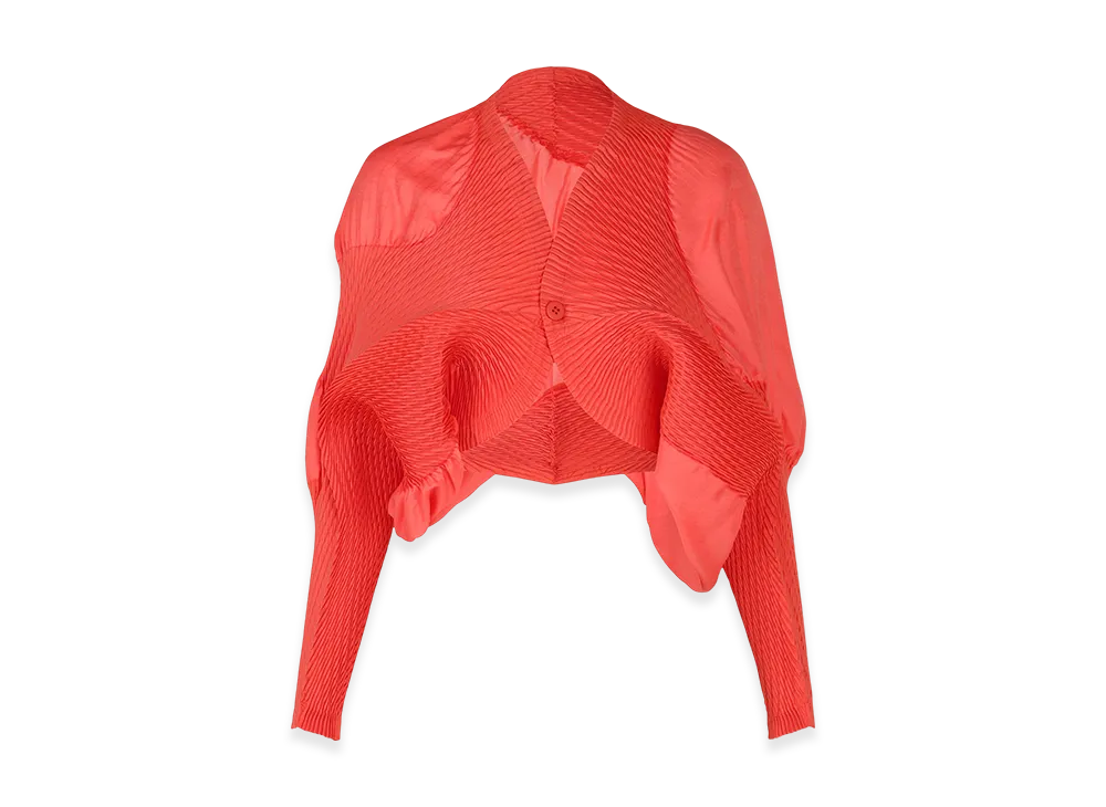 ISSEY MIYAKE Knit (Contour) Pleats "Red"