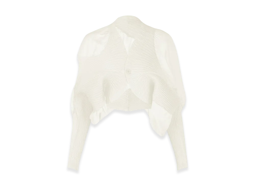 ISSEY MIYAKE Knit (Contour) Pleats "White"