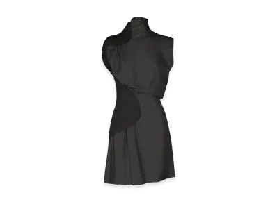 ISSEY MIYAKE Knit (Contour) Pleats "Black"