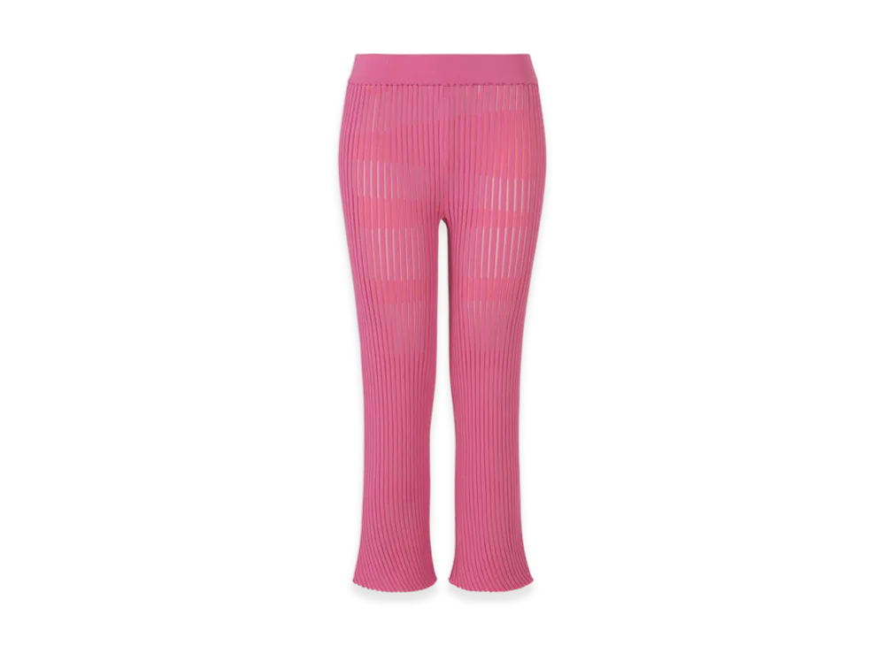 ISSEY MIYAKE Stripe Plating Knit "Pink"