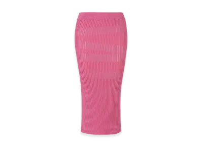 ISSEY MIYAKE Stripe Plating Knit "Pink"