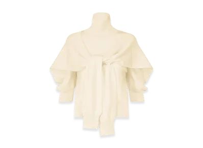 ISSEY MIYAKE Four-Sleeved (Wool) "OffWhite"