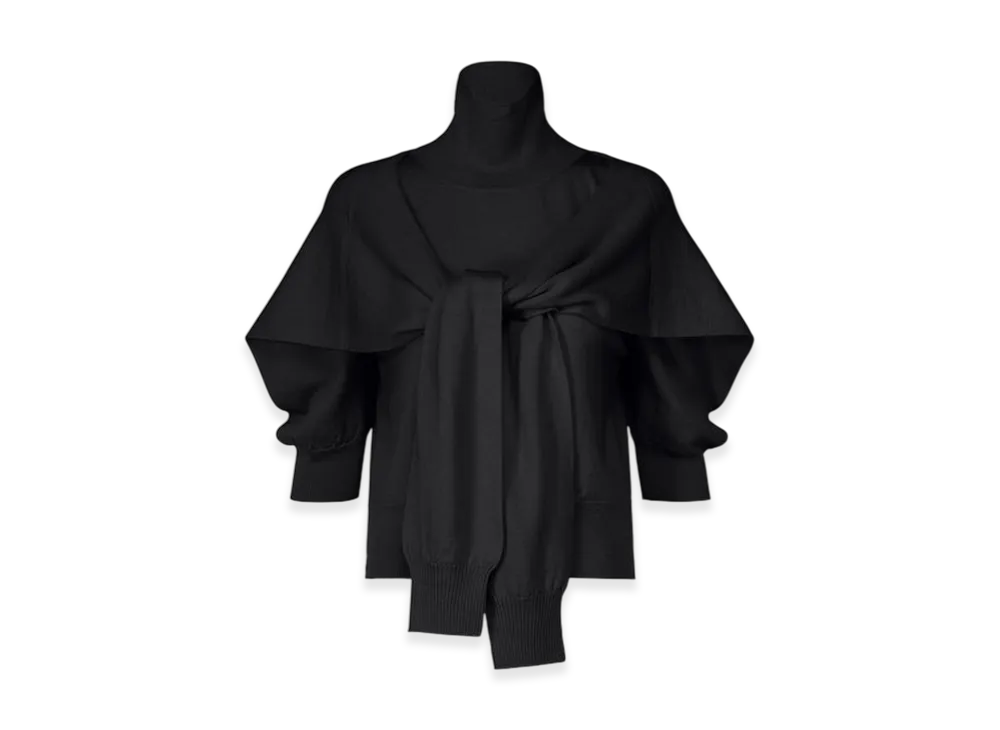 ISSEY MIYAKE Four-Sleeved (Wool) "Black"